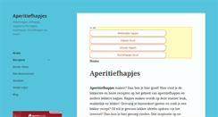 Desktop Screenshot of aperitiefhapjes.org